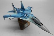 Su-32 Strike Flanker Sukhoi Airplane Desk Wood Model Small New picture
