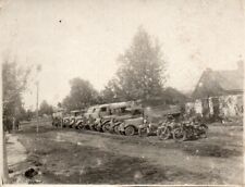 ROMANIA MILITARY PHOTO - CARS AND MOTORCYCLES OF THE ROMANIAN ARMY WWII PHOTO picture