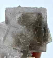 234 Gram Beautiful Cubic Fluorite With Calcite From Pakistan picture