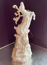 Mark Klaus RARE Christmas Diorama Reindeer Tree Ornament Table Top Decoration picture