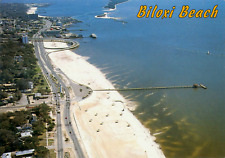 Aerial View of Biloxi Beach Biloxi Mississippi Vintage Unposted 6 X 4 Postcard picture