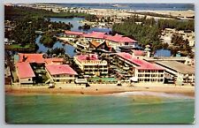 Vintage 1950's Postcard Castaways Resort Hotel Wreck Bar Miami Beach Florida FL picture