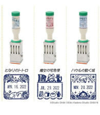 Studio Ghibli Date Stamp Date Seal Howl Totoro Kiki's Delivery Service Set of 3 picture