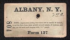 New York & Long Branch Railroad 1896 Albany, NY / North Asbury Park #804 picture