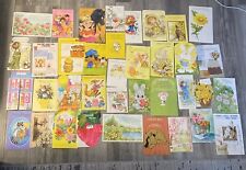 Lot Of 37 VINTAGE GREETING CARDS - 1960s-1970s All Holidays / Occassions USED  picture