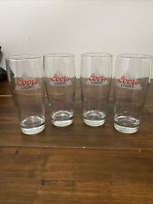Lot Of 4 Coors Light 24 Oz  Glasses picture