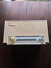 Vintage Zenith K725 AM FM Mid Century Tube Radio Brown Casing picture