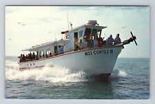 Miss Cortez III, Boat On The Water, Ship On The Water, Vintage Postcard picture