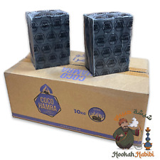 720 Cubes-10KG Coco Hamra Natural Coconut Hookah Charcoal Loose Case / 10 Pack picture