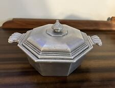 INTERNATIONAL SILVER CO Pewter Rustic Farmhouse Covered Casserole Dish with Lid picture