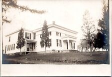 RPPC View of unknown home in Franklin, Massachusetts - 1908 Real Photo Postcard picture