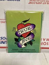 LOT OF 8 True Love by Ed Hardy Notecards 2012 international Greetings USA picture