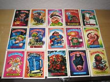 double black ink No Diecut Error 1986 GPK OS 5 Garbage Pail Kids lot of 15 picture