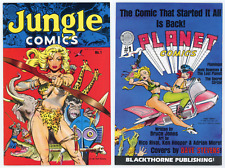 Jungle Comics #1 (VF- 7.5) Rare DAVE STEVENS Sheena Cover Art 1988 Blackthorne picture
