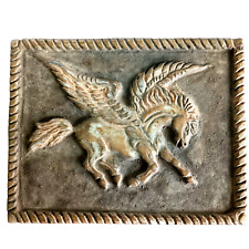 Superb Rare Ancient Roman Stone Relief Panel Fragment Large Ca 300 BC Pegasus picture
