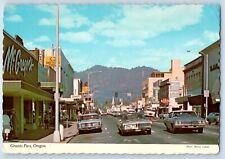 Grants Pass Oregon Postcard Exterior View Store Building c1960 Vintage Antique picture