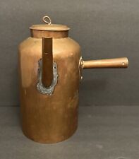 Vintage Antique Hammered Copper Turkish Dallah Lidded Coffee Tea Pot w/Handle picture
