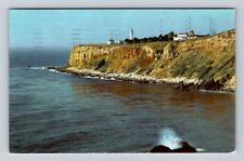 CA-California, Point Vicente Lighthouse, Antique Vintage Souvenir Postcard picture