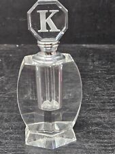 Fifth Avenue Crystal Empty Perfume Bottle with Monogram 