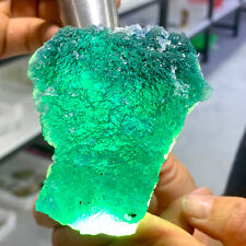 1.13LB Natural Green Fluorite Quartz Crystal Cluster Mineral Specimen picture