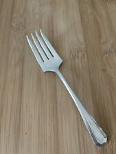 IS Wm Rogers & Son Silverplate Glossy Beveled Tri~Tip LA FRANCE Salad Fork 6
