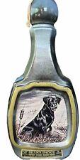 Vtg Jim Beam Beam's Choice Bottle BLACK LAB Labrador Retriever Dog J. Lockhart picture