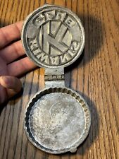 Rare E & Co Pewter Chocolate Ice Cream Mold Kiwanis Club Rare Early 1900s picture