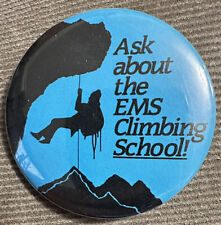 Eastern Mountain Sports Climbing School 2.25” Pinback Button  picture