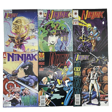 NINJAK #3 6 14 20 1994-95 #4 2021 Yearbook 1994 #1 Valiant Comics Lot of 6 picture