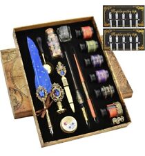 Hethrone Quill Pen Feather Pen Calligraphy Pen Set Fountain Dip Pen and Ink Set picture