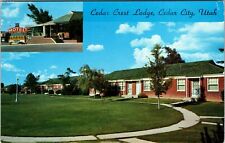 Cedar City UT-Utah, Cedar Crest Lodge, Exterior Vintage Postcard picture