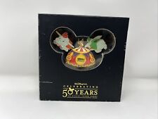 LE RARE JUMBO Disney Pin Celebrating 50 Years Dumbo Elephant Ride Timothy Mouse picture