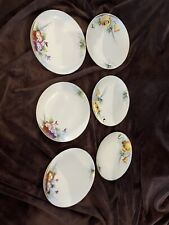 Vintage Floral Decorative Plates (set of 6) Made In Japan “NIPPON” picture