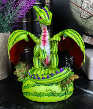 Colorful Garden Tropical Watermelon Green Thumb Dragon Statue Stanley Morrison picture