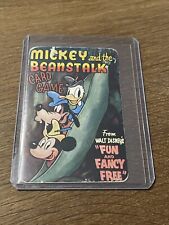 1947 CASTELL BROS. LTD. HEADER CARD MICKEY BEANSTALK MICKEY MOUSE CARD DISNEYANA picture