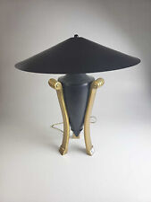 Michael Taylor Deco Brass Ebonized Urn Lamp with Metal Shade 25