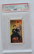 1935 Carreras Famous Film Stars #96 Laurel & Hardy SEATING  PSA 3 .5 VG+ picture