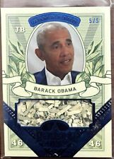 BARACK OBAMA 2022 DECISION #/D 5/5 SHREDDED MONEY BLUE FOIL CARD RELIC picture
