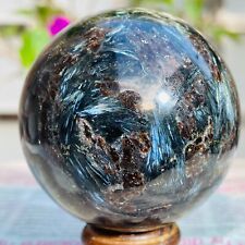 353g Natural Astrophyllite Fireworks Stone Quartz Crystal Sphere Ball Healing picture