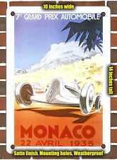 METAL SIGN - 1935 7th Monaco Grand Prix, April 22, 1935 - 10x14 Inches picture