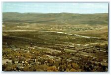 c1960's Three Incorporated Towns Green River Wyoming WY Unposted Trees Postcard picture