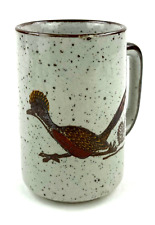Vintage Otagiri Roadrunner Coffee Mug Brown Speckled Stoneware Desert Cactus EUC picture