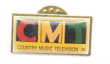 CMT Country Music Television Logo Vintage Lapel Pin picture