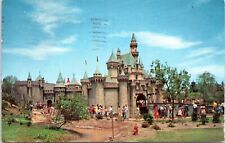 Early Disneyland Postcard - Sleeping Beauty Castle, Fantasyland - Postmark 1956 picture