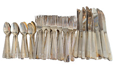 Vintage Hilton Hotels by Northland Silver Plate Flatware 96 Pieces picture