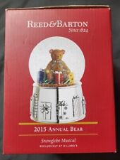Vintage Reed & Barton Christmas 2015 Annual Bear Musical Snow Globe Only 1 Ebay picture