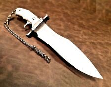 Rambo Last Blood Heartstopper Authorized Tactical Survival Bowie Knife w/Sheath picture