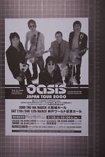 Oasis Flyer Official Vintage Standing On The Shoulders Of Giants Tour Japan 2000 picture