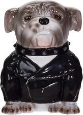 Pacific Giftware Rocker Bulldog Ceramic Cookie Jar # 13578 picture