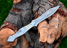 Custom Made Forged Damascus Blade Throwing Boot Knife Hunting Survival EDC 2843 picture